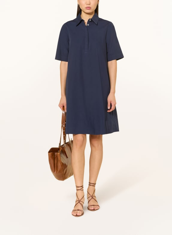 Backstage Košilové šaty PRATO TMAVĚ MODRÁ