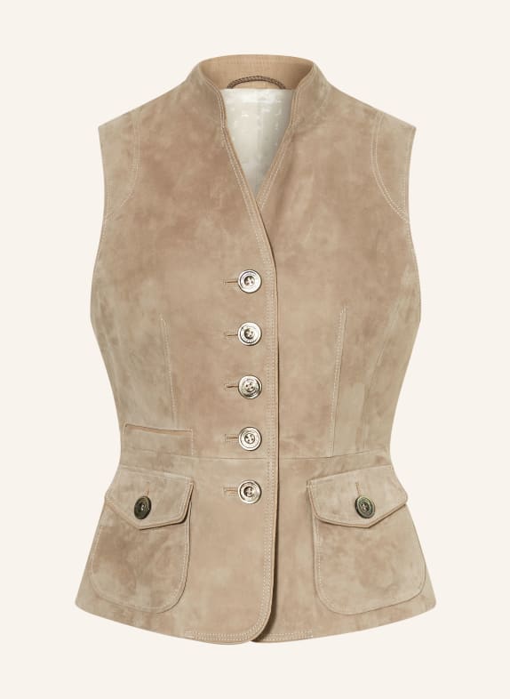 HABSBURG Trachtenweste ELSENHEIM 9820 stein/beige