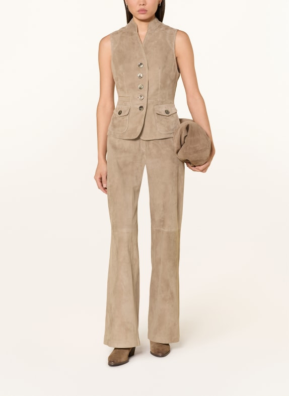 HABSBURG Traditioneel vest ELSENHEIM 9820 stein/beige