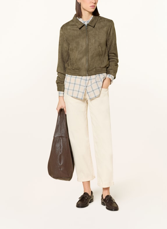 Herrlicher Blouson LORIA in Lederoptik BRAUN