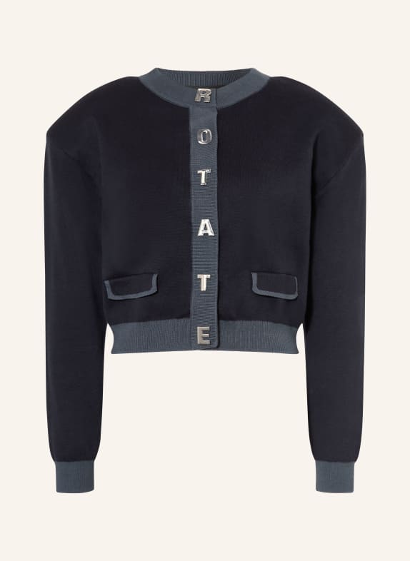 ROTATE Strickjacke DUNKELBLAU / BLAU