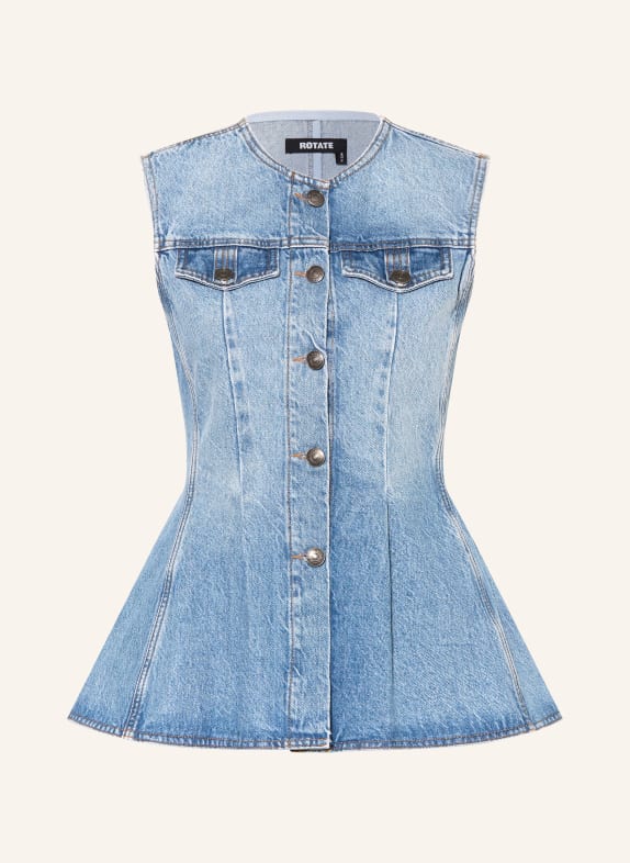 ROTATE denim shirt BLUE