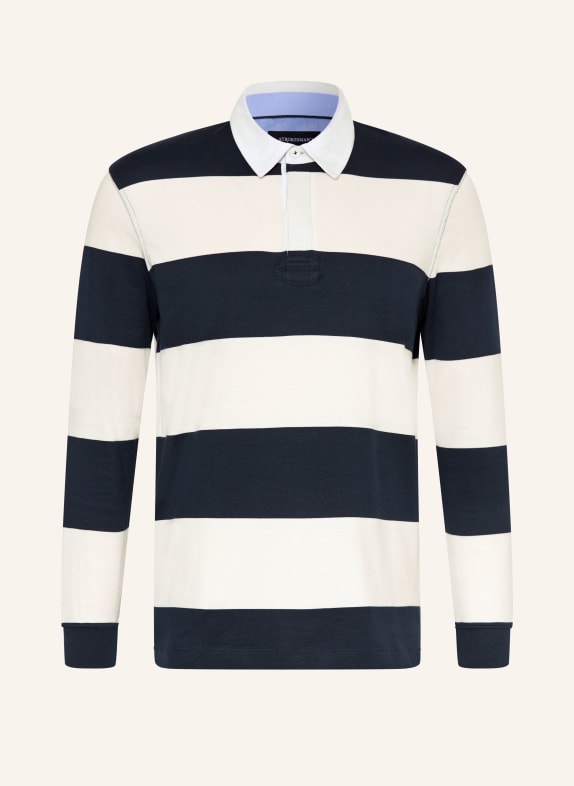 STROKESMAN'S Rugbyshirt DUNKELBLAU / CREME