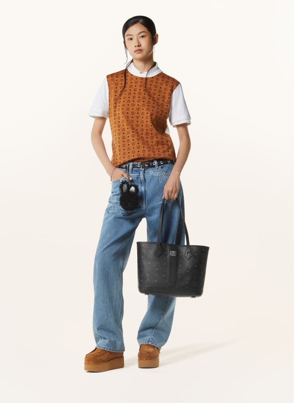 MCM Shopper LIZ med taske MØRKEGRÅ / LYSEGRÅ / SORT