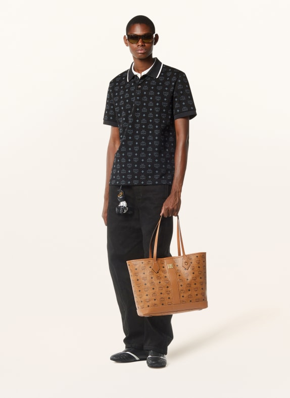 MCM Shopper LIZ med påse KONJAK / SVART