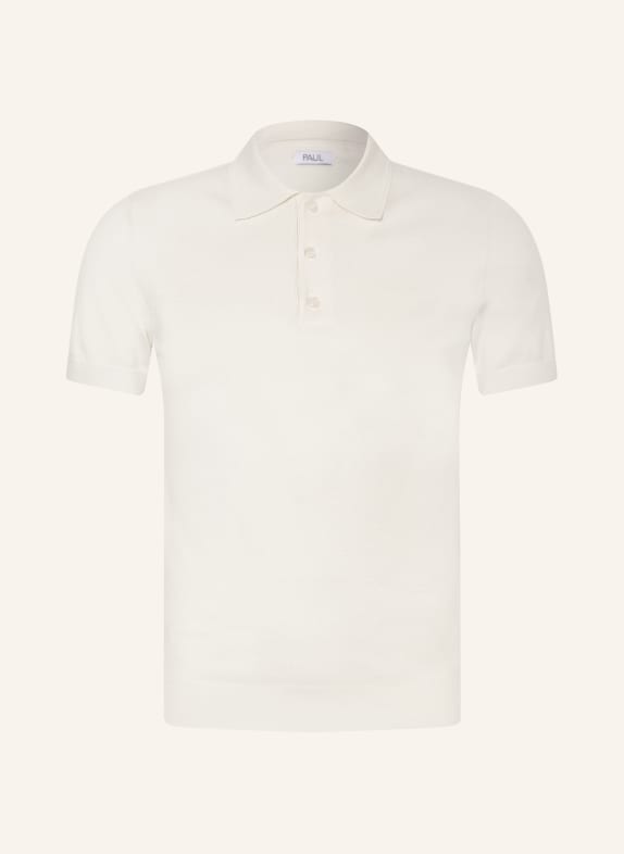 PAUL Strick-Poloshirt CREME