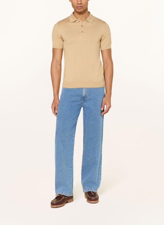 PAUL Tricou polo din tricot BEJ
