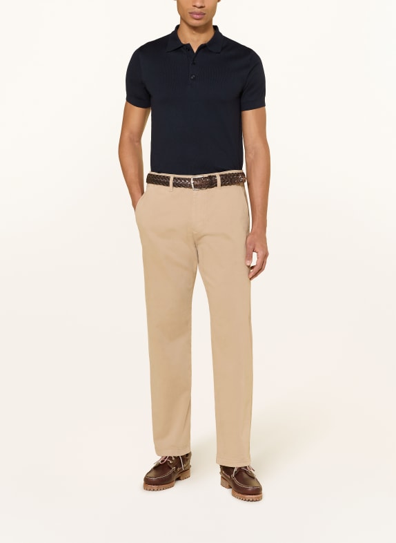 PAUL Tricou polo din tricot ALBASTRU ÎNCHIS