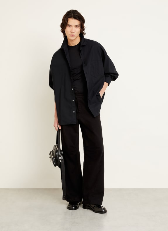 Acne Studios Skjorte, løs pasform SORT