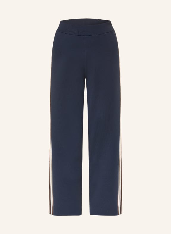 Rich & Royal Track Pants DUNKELBLAU / BRAUN / CREME