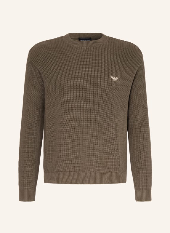 EMPORIO ARMANI sweater DARK BROWN