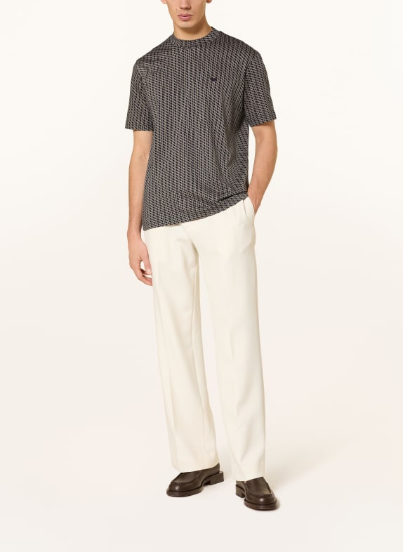 EMPORIO ARMANI T-shirt MØRKEBLÅ / BEIGE