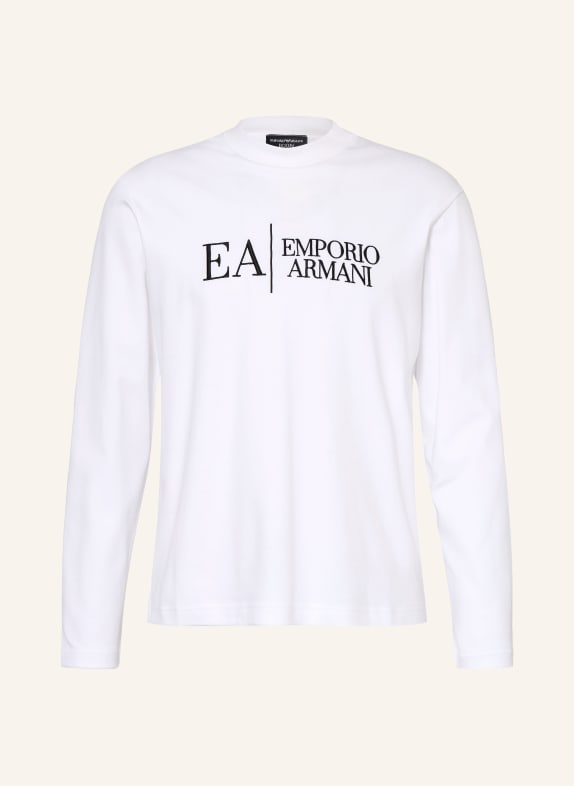 EMPORIO ARMANI Longsleeve WEISS / SCHWARZ