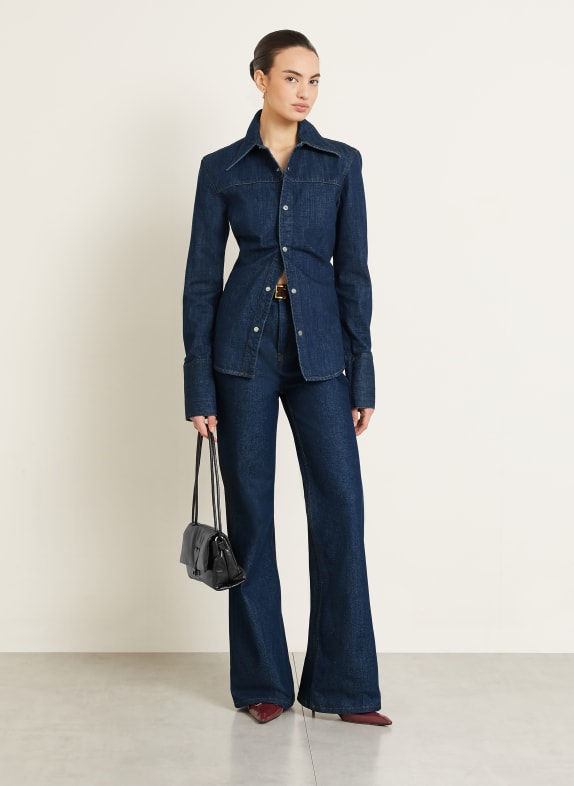 AMI PARIS Jeans-Overshirt DUNKELBLAU