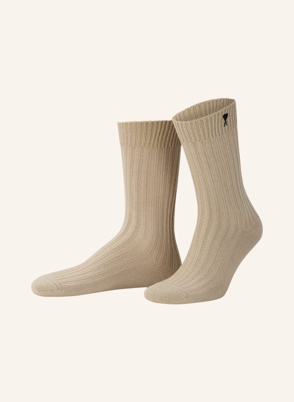 AMI PARIS Socken TAUPE