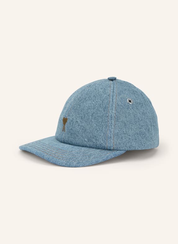 AMI PARIS Jeans-Cap HELLBLAU