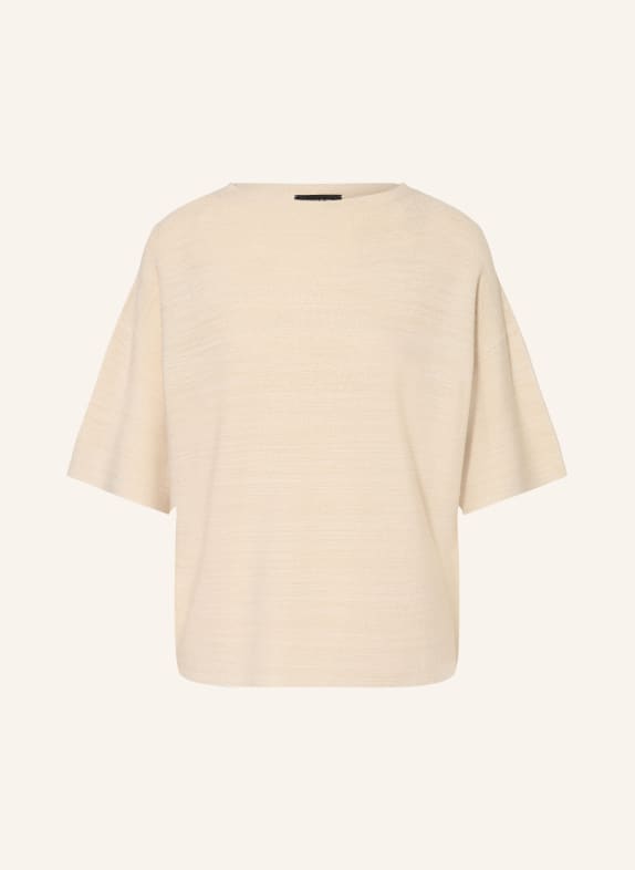 FABIANA FILIPPI Strickshirt mit Glitzergarn CREME