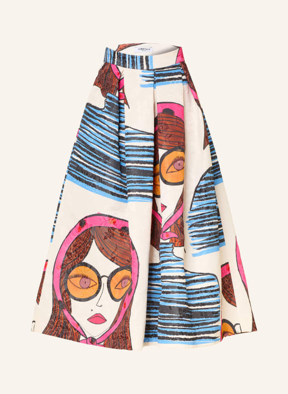 LUNATICA MILANO Jacquard-Rock BLAU / CREME / PINK