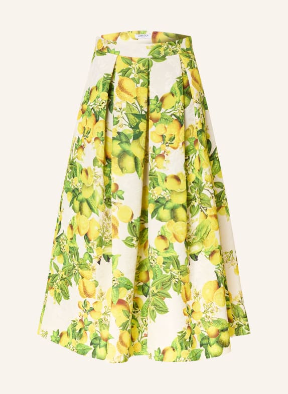 LUNATICA MILANO Jacquard-Rock GELB / GRÜN / WEISS