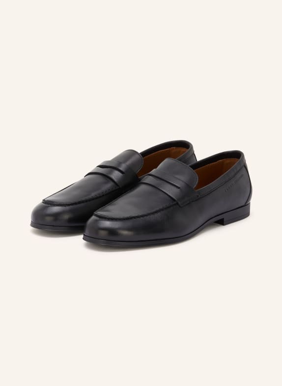 TOMMY HILFIGER Penny-Loafer SCHWARZ
