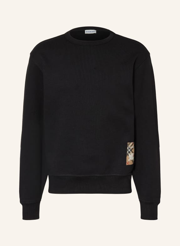 BURBERRY Sweatshirt SCHWARZ