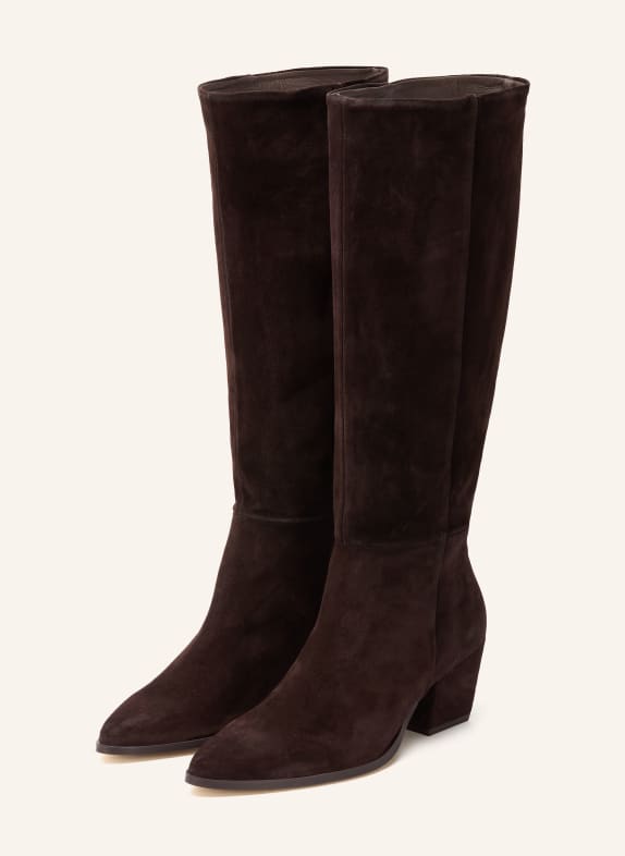 MRS & HUGS Kowbojki CIEMNOBRĄZOWY