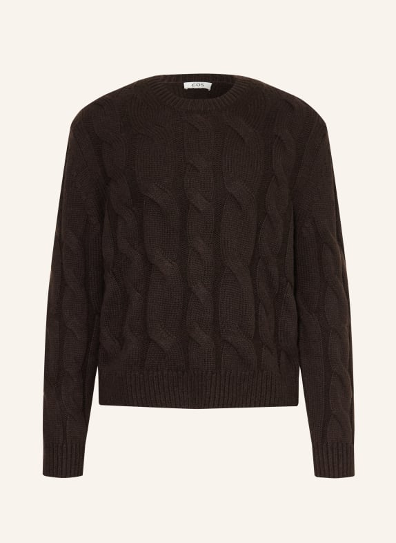 COS sweater DARK BROWN