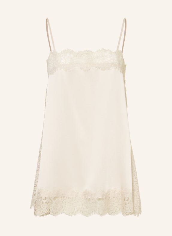 darling harbour Satintop mit Spitze STONE