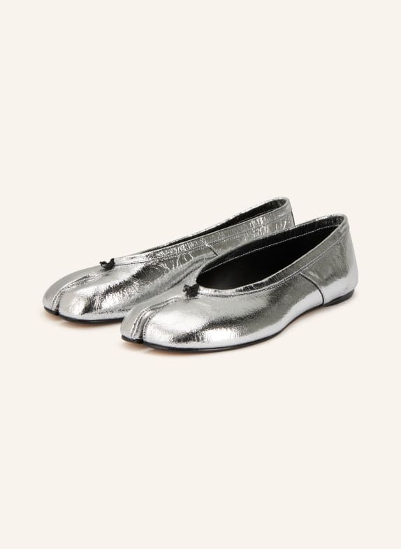 Maison Margiela Ballerinas TABI SILBER