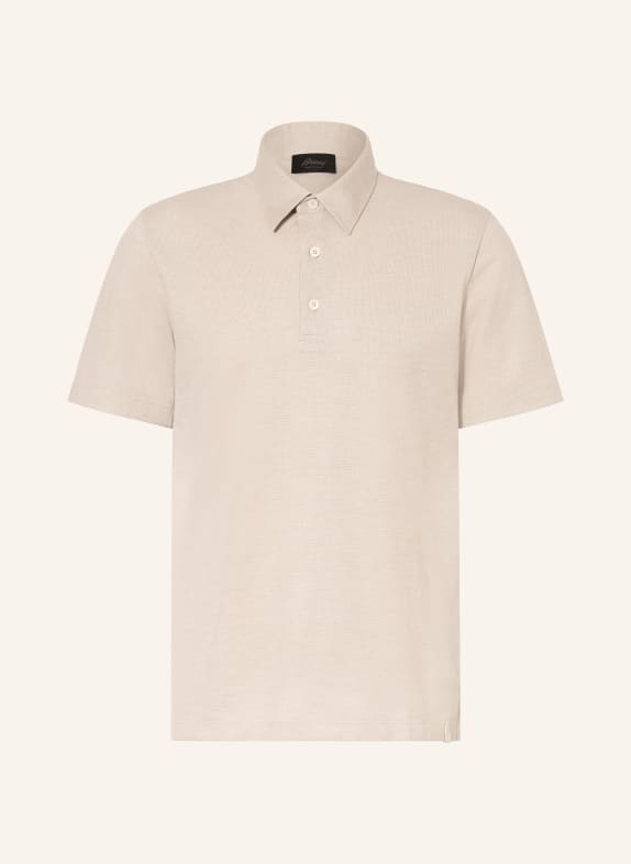 Brioni Piqué-Poloshirt BEIGE