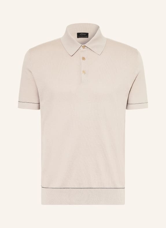 Brioni Strick-Poloshirt BEIGE