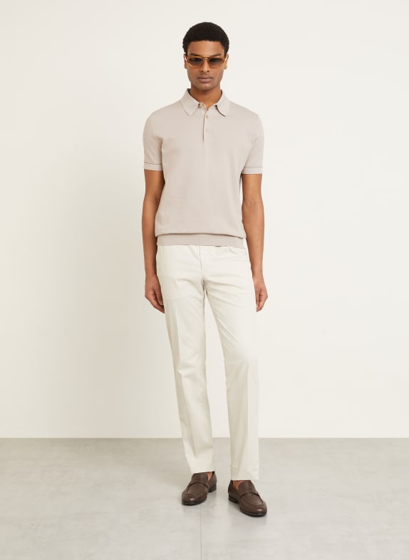 Brioni knitted polo shirt BEIGE