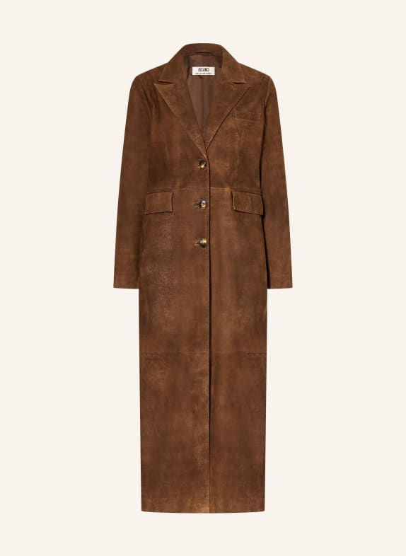 RICANO Ledermantel BRAUN