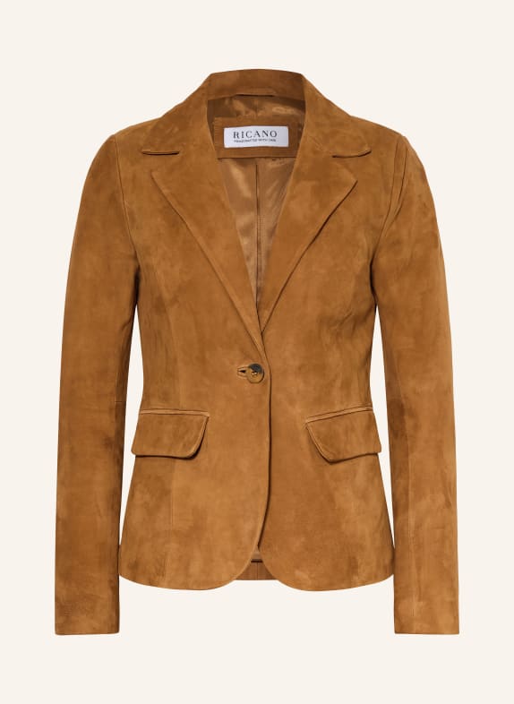 RICANO Lederblazer COGNAC
