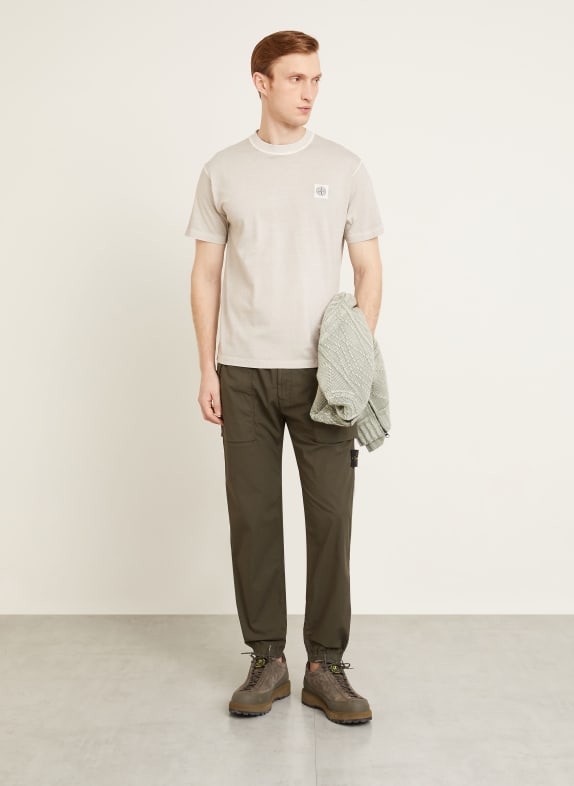 STONE ISLAND tričko SVĚTLE ŠEDÁ