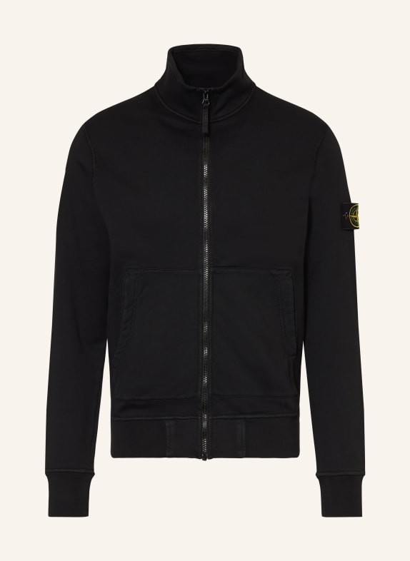 STONE ISLAND sweat jacket BLACK