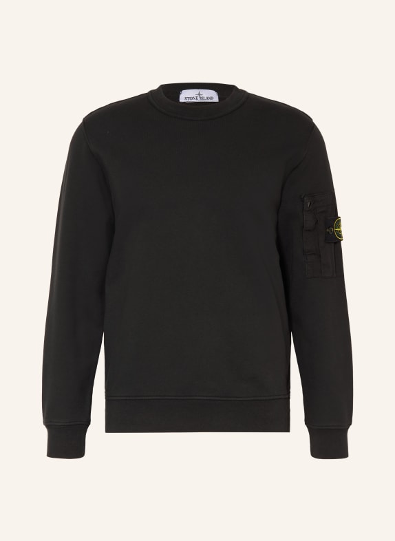 STONE ISLAND sweatshirt ZWART