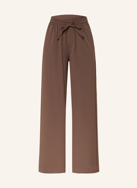 MRS & HUGS Marlene kalhoty HNĚDÁ