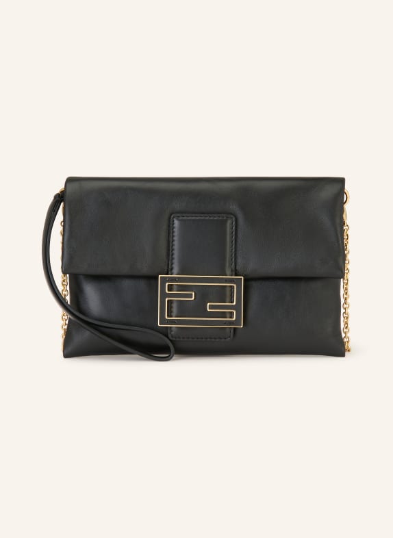 FENDI Torebka MAMMA BAGUETTE CZARNY / ZŁOTY