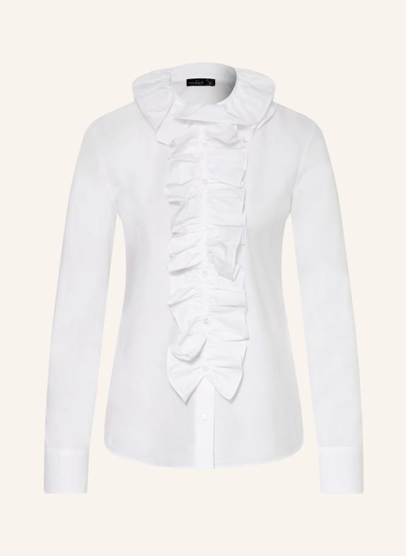 van Laack Bluse BATHIA mit abnehmbarem Kragen WEISS