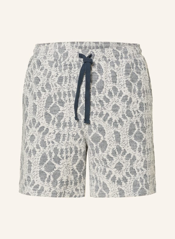 SAMSØE  SAMSØE Jersey shorts SAJABARI ECRU / DARK BLUE