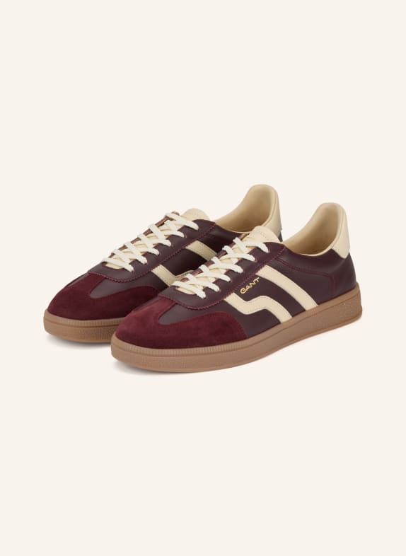 GANT Sneaker CUZIMA DUNKELROT / BEIGE