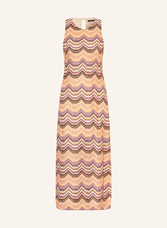 Ana Alcazar Kleid ORANGE / CREME / LILA