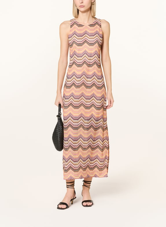 Ana Alcazar dress ORANGE / CREAM / PURPLE