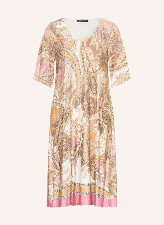 Ana Alcazar jersey dress DARK ORANGE / PINK / ECRU