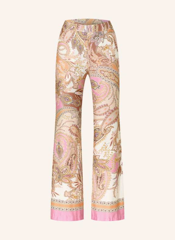 Ana Alcazar jerseyové kalhoty LOSOSOVÁ / RŮŽOVÁ / REŽNÁ