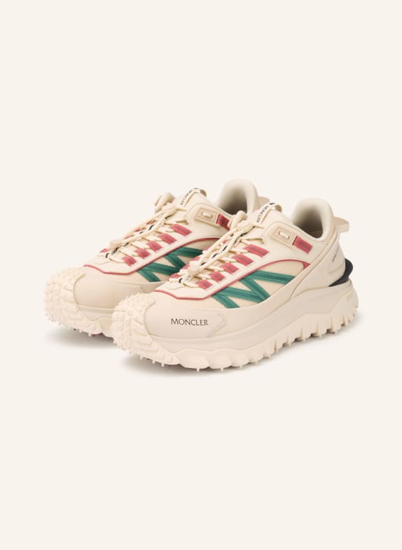 MONCLER Buty sportowe TRAILGRIP BEŻOWY / CZERWONY / ZIELONY