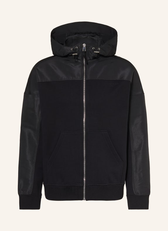 GIVENCHY Jacke im Materialmix SCHWARZ