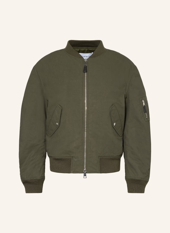 GIVENCHY Blouson KHAKI / SCHWARZ