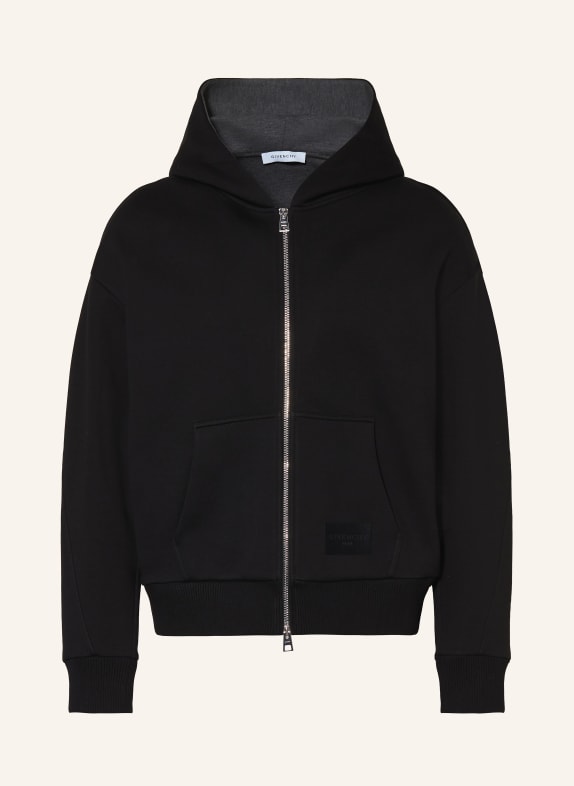 GIVENCHY Sweatjacke SCHWARZ / DUNKELGRAU